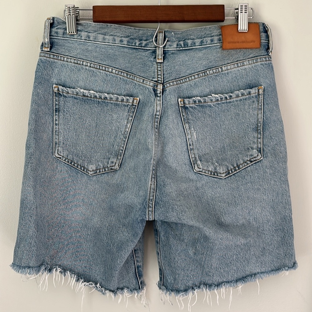 Citizens of Humanity Camilla Frayed Hem button fly Shorts Summer Shower - Picture 4 of 8